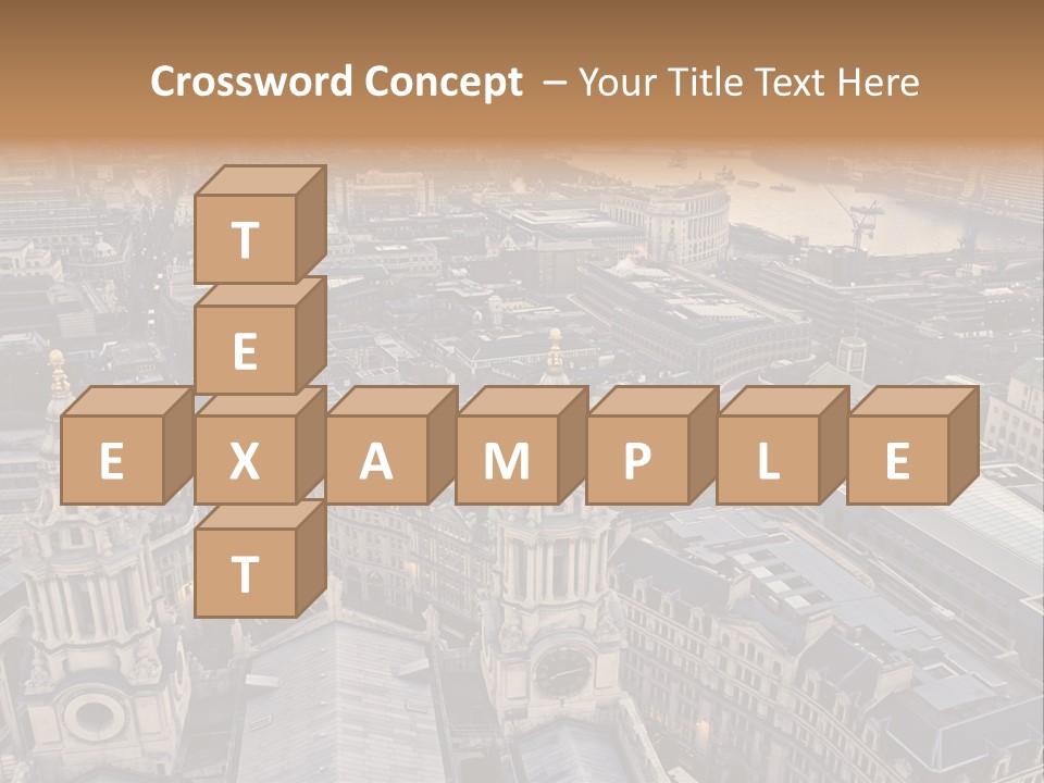 Downtown Crane Old PowerPoint Template