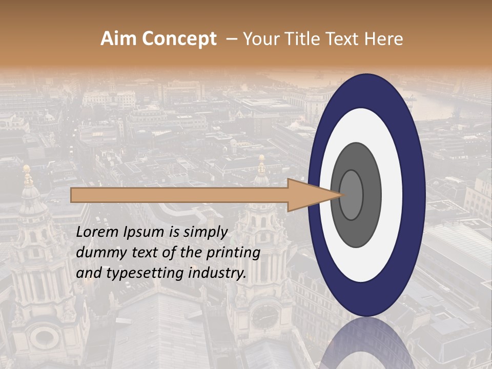 Downtown Crane Old PowerPoint Template