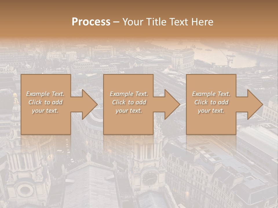 Downtown Crane Old PowerPoint Template