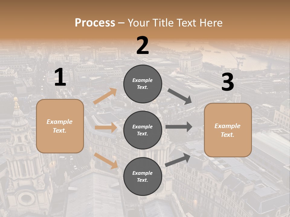 Downtown Crane Old PowerPoint Template