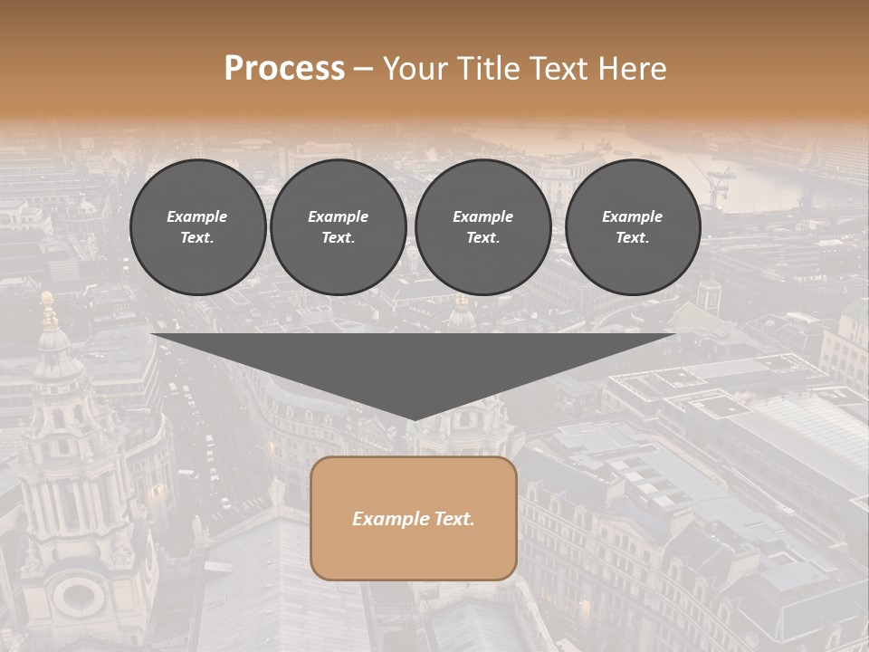 Downtown Crane Old PowerPoint Template