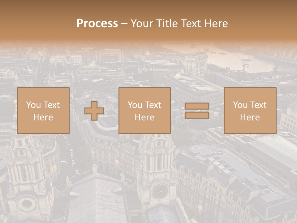 Downtown Crane Old PowerPoint Template