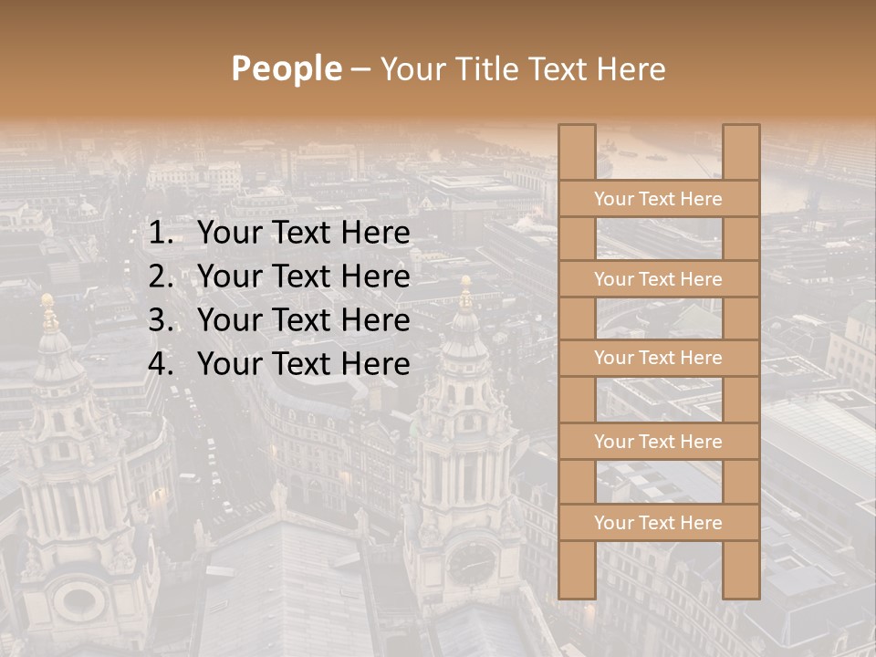 Downtown Crane Old PowerPoint Template