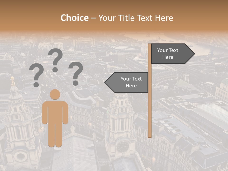 Downtown Crane Old PowerPoint Template