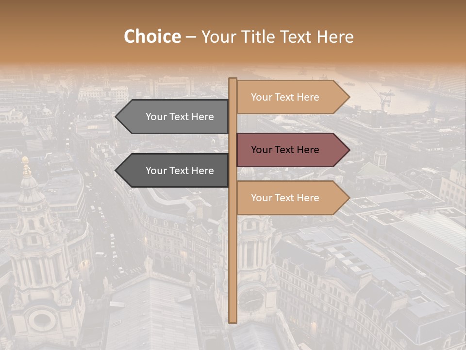 Downtown Crane Old PowerPoint Template
