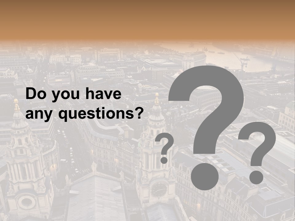 Downtown Crane Old PowerPoint Template