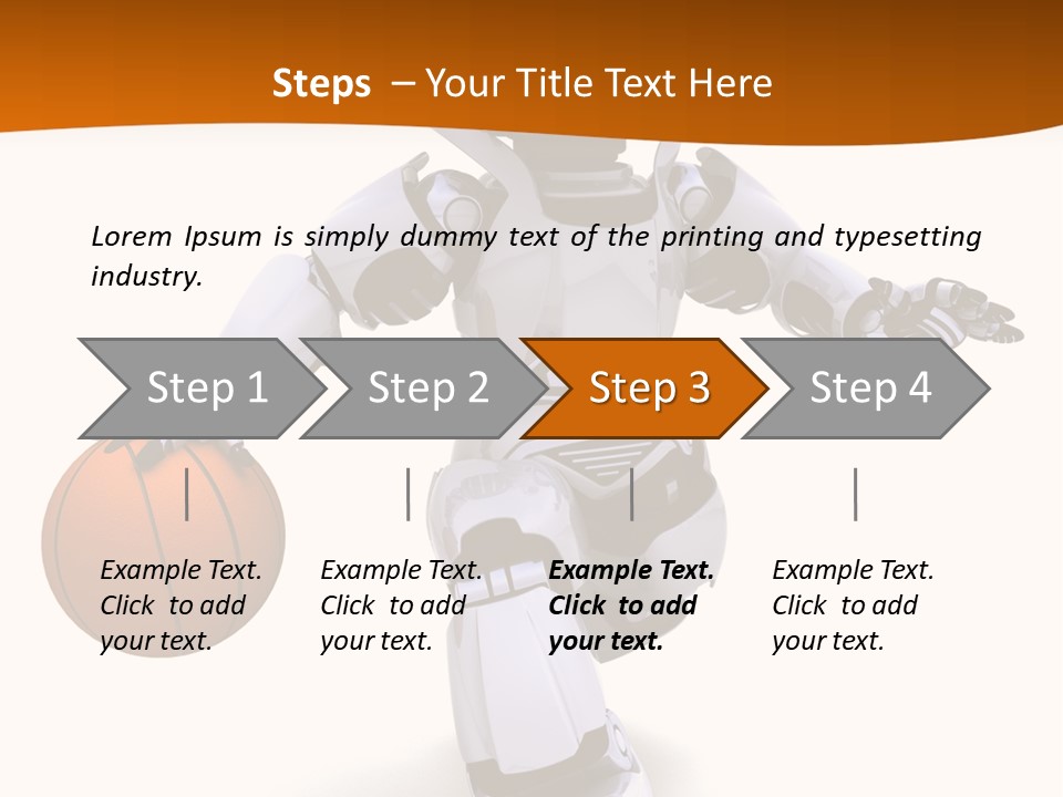 Render Sport Dribble PowerPoint Template