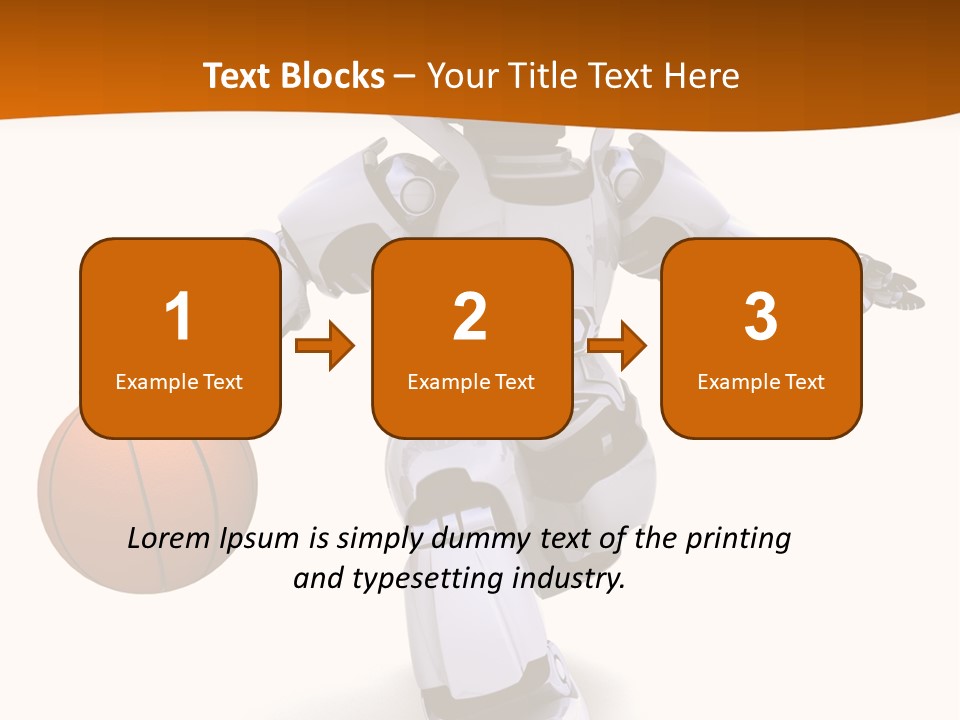 Render Sport Dribble PowerPoint Template