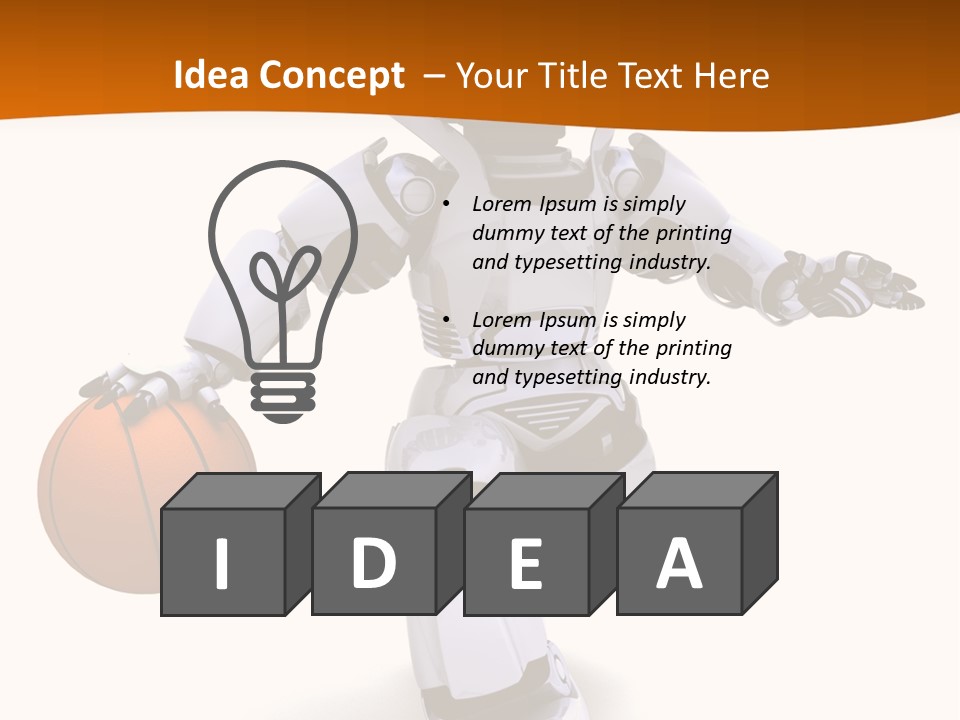 Render Sport Dribble PowerPoint Template