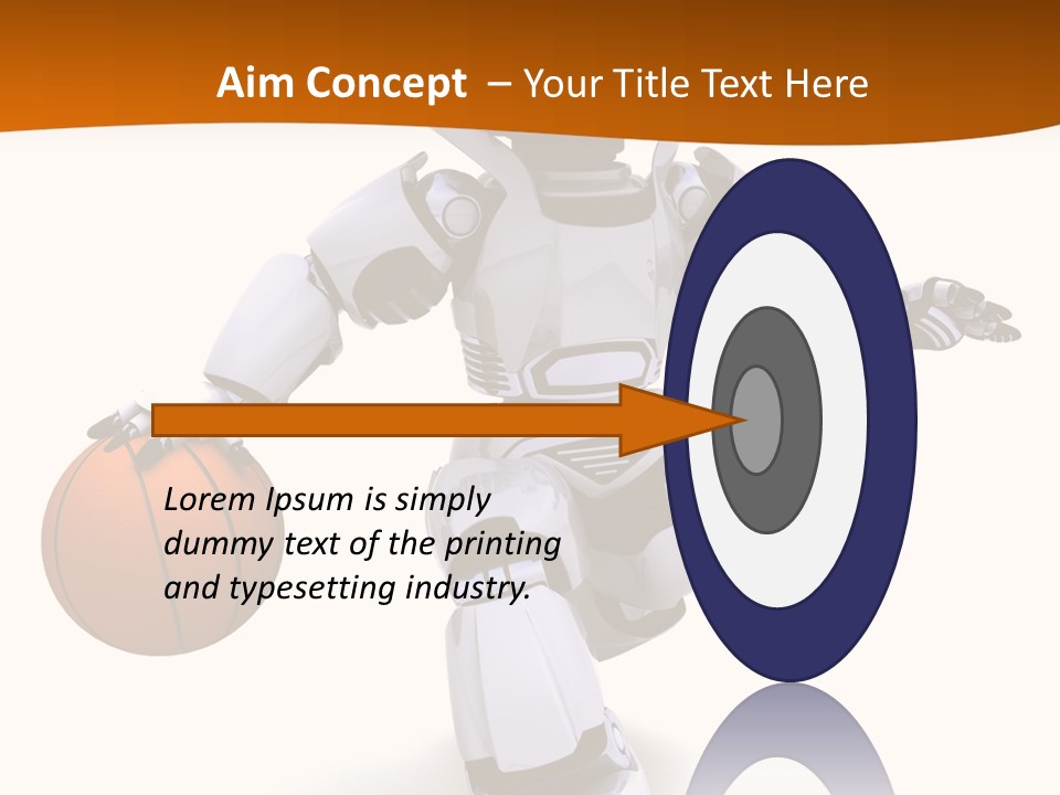 Render Sport Dribble PowerPoint Template