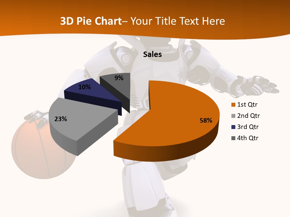 Render Sport Dribble PowerPoint Template