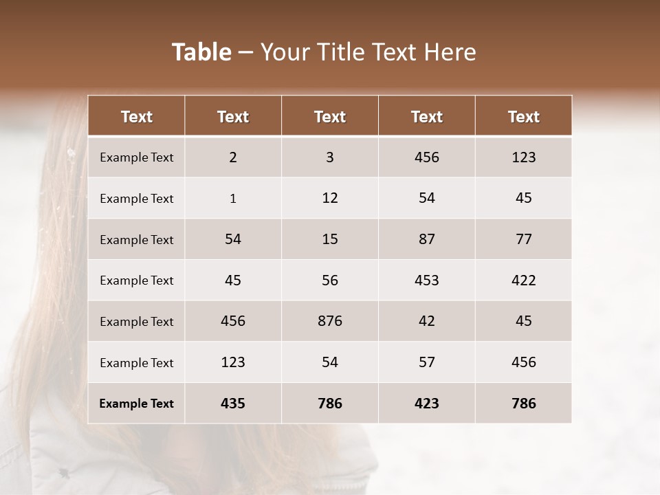 Hair New Year PowerPoint Template