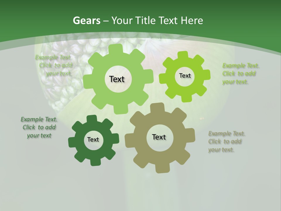 Background Christophy Horticulture PowerPoint Template