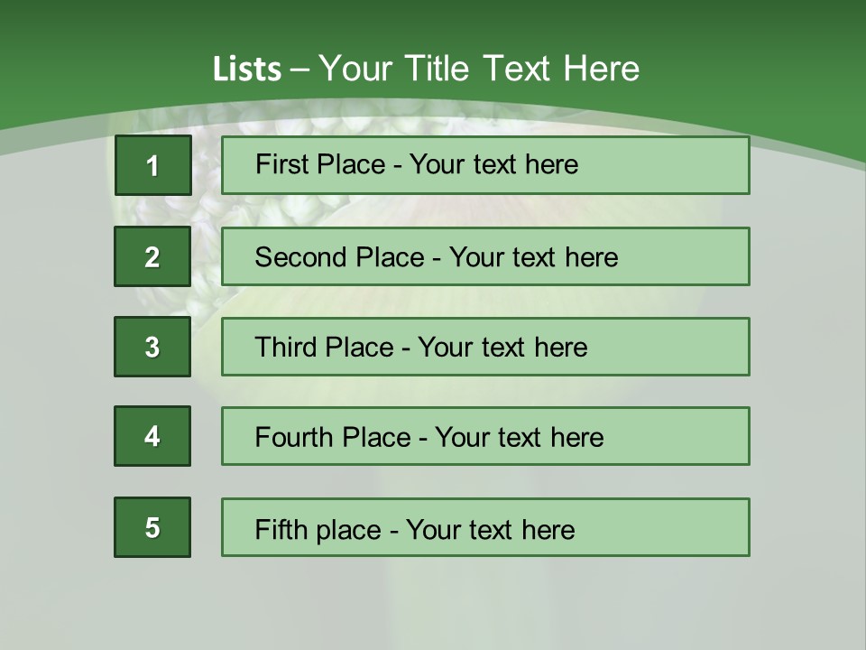 Background Christophy Horticulture PowerPoint Template