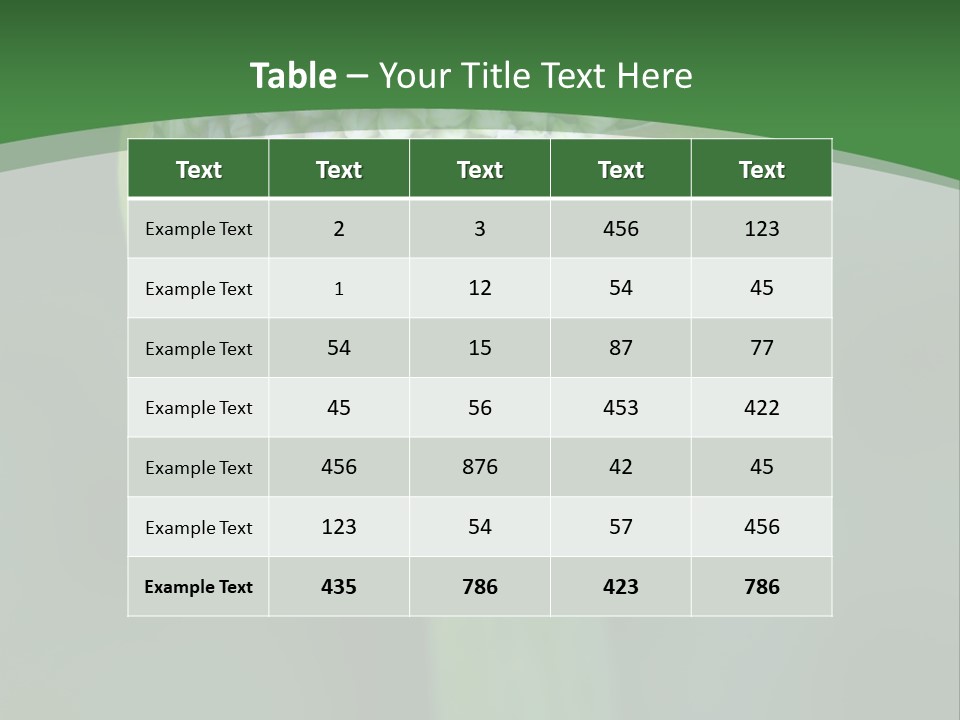 Background Christophy Horticulture PowerPoint Template