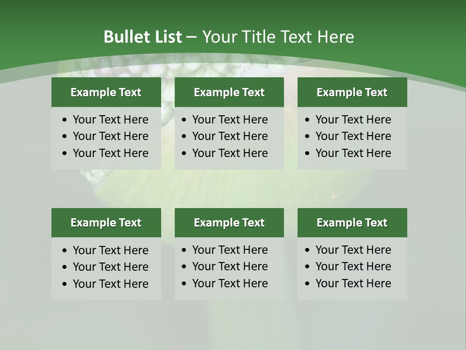 Background Christophy Horticulture PowerPoint Template
