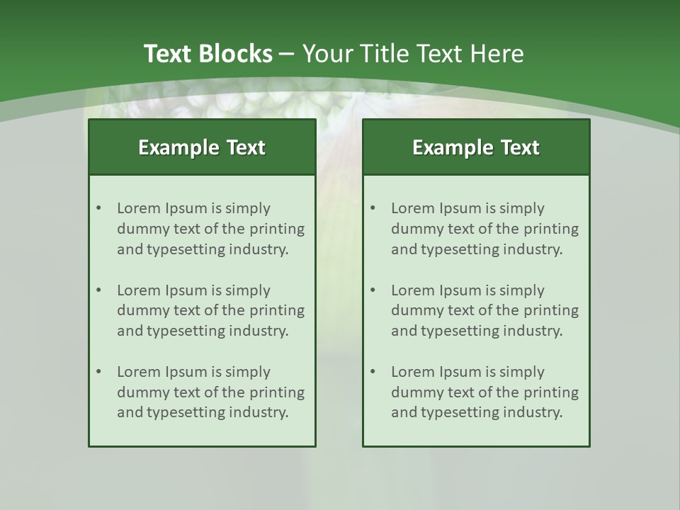 Background Christophy Horticulture PowerPoint Template