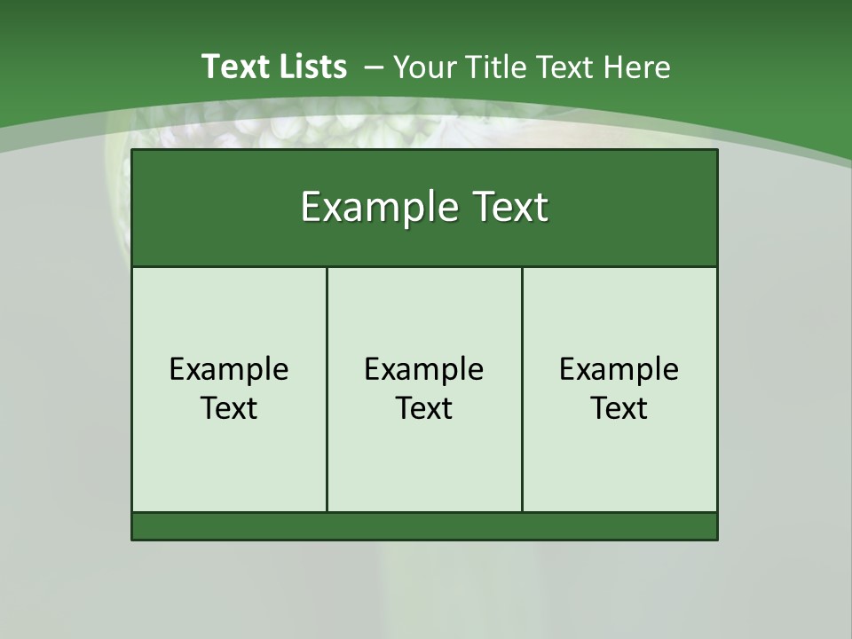 Background Christophy Horticulture PowerPoint Template