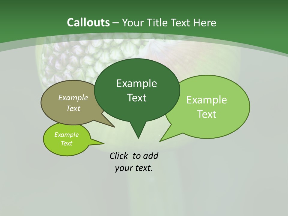Background Christophy Horticulture PowerPoint Template
