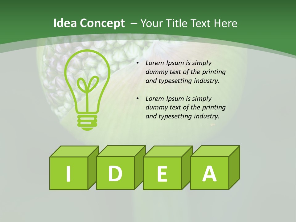 Background Christophy Horticulture PowerPoint Template