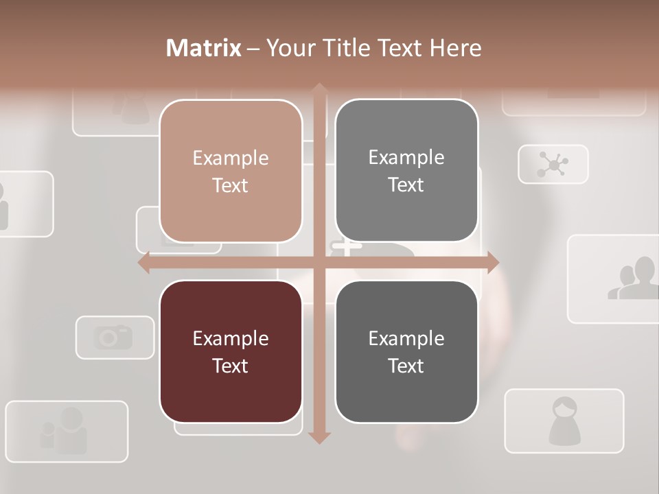 Network Icon Media PowerPoint Template