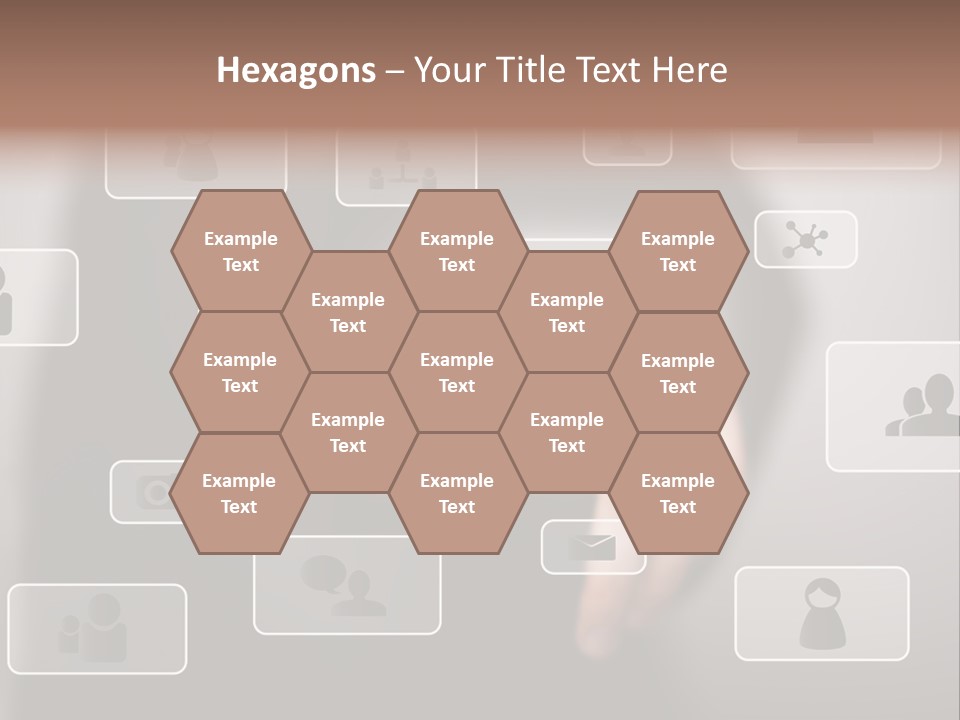 Network Icon Media PowerPoint Template