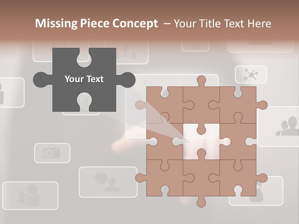 Network Icon Media PowerPoint Template