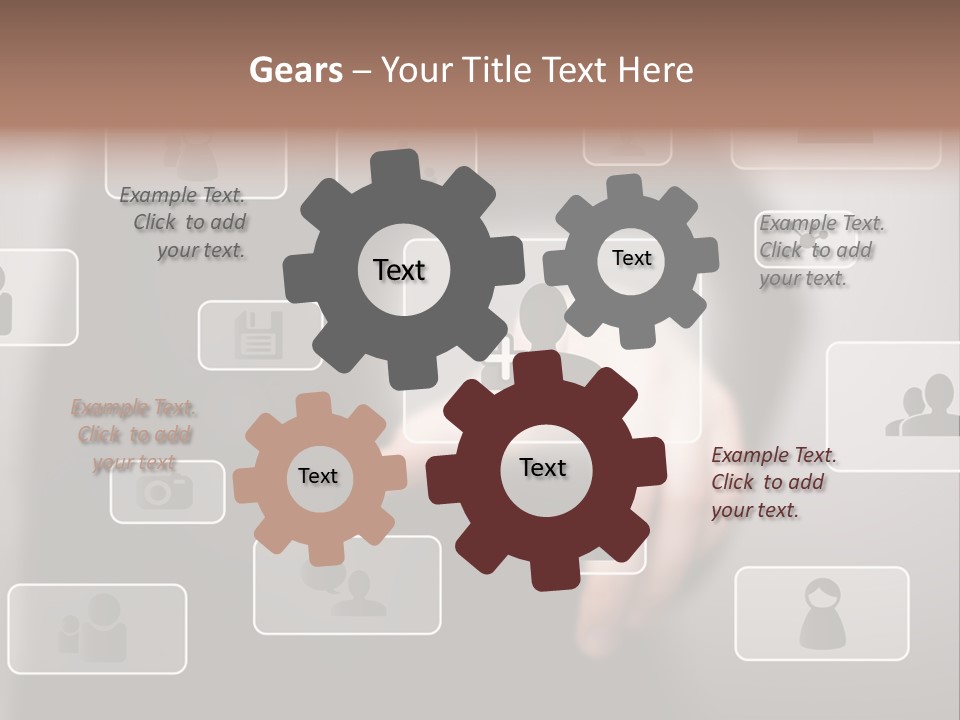 Network Icon Media PowerPoint Template