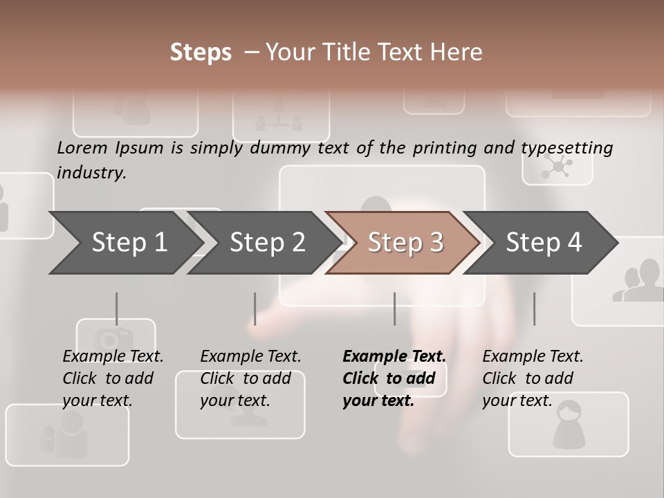 Network Icon Media PowerPoint Template
