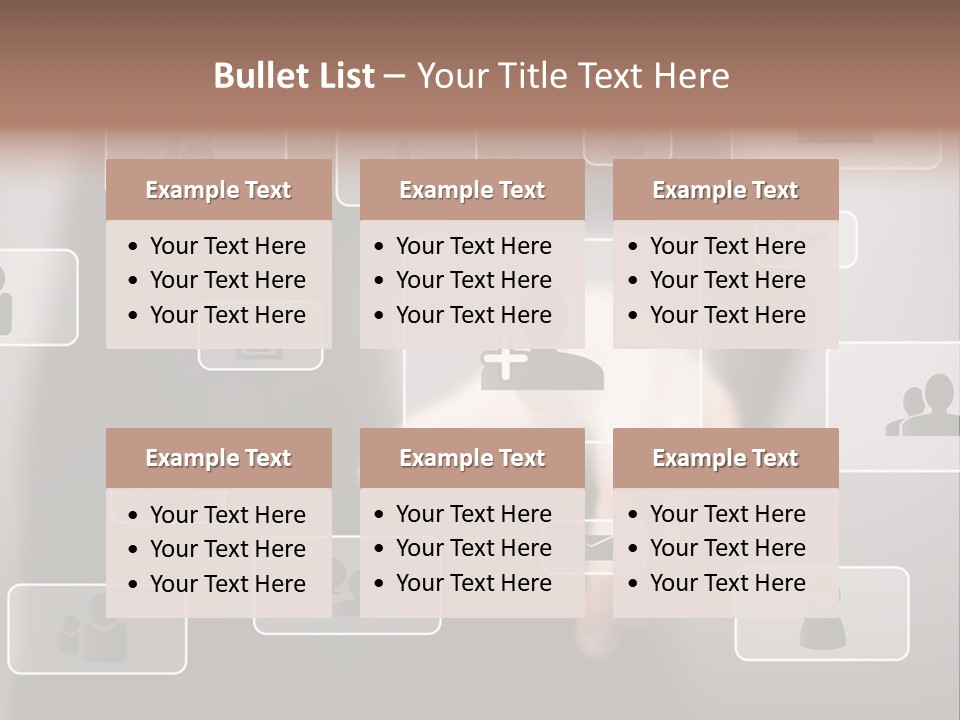 Network Icon Media PowerPoint Template