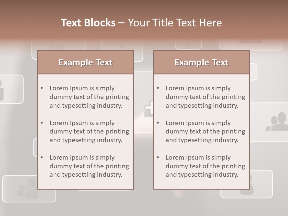 Network Icon Media PowerPoint Template