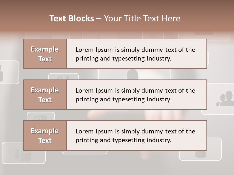 Network Icon Media PowerPoint Template