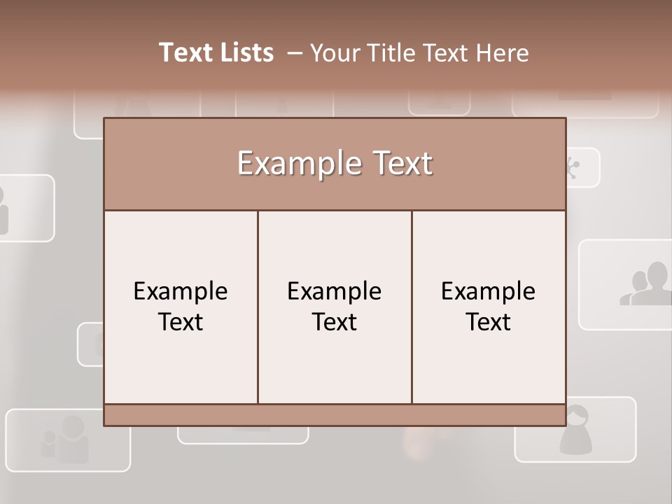 Network Icon Media PowerPoint Template