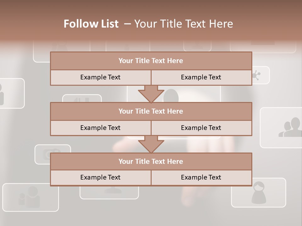 Network Icon Media PowerPoint Template