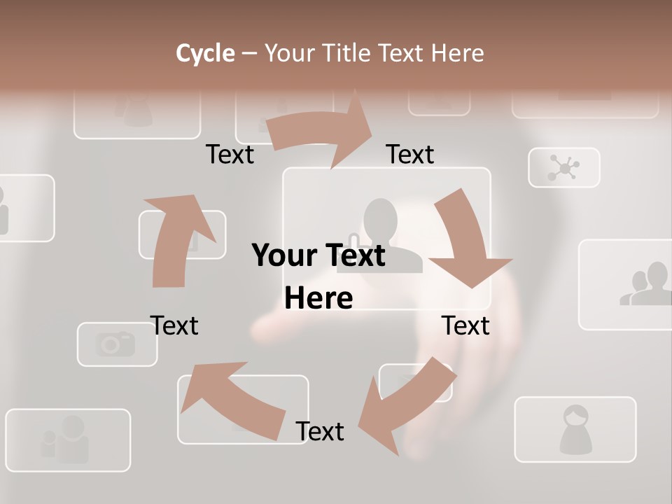 Network Icon Media PowerPoint Template