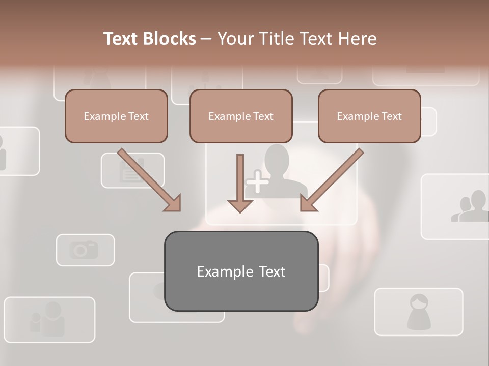 Network Icon Media PowerPoint Template