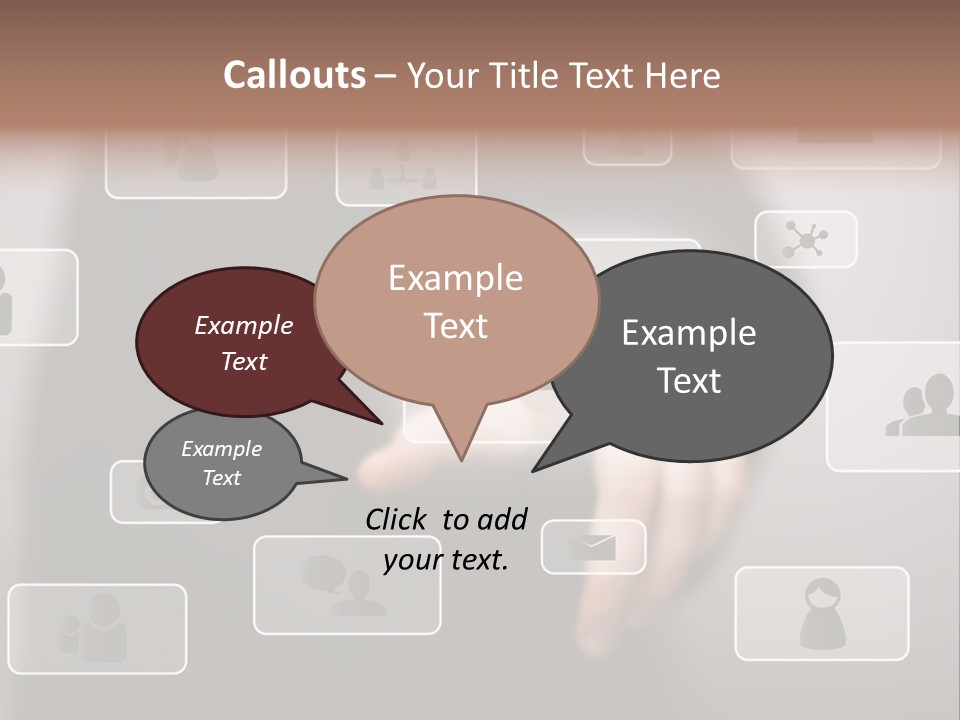 Network Icon Media PowerPoint Template