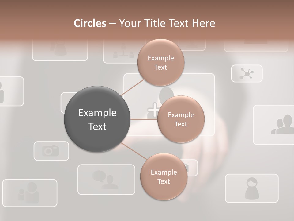 Network Icon Media PowerPoint Template