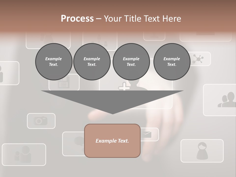 Network Icon Media PowerPoint Template