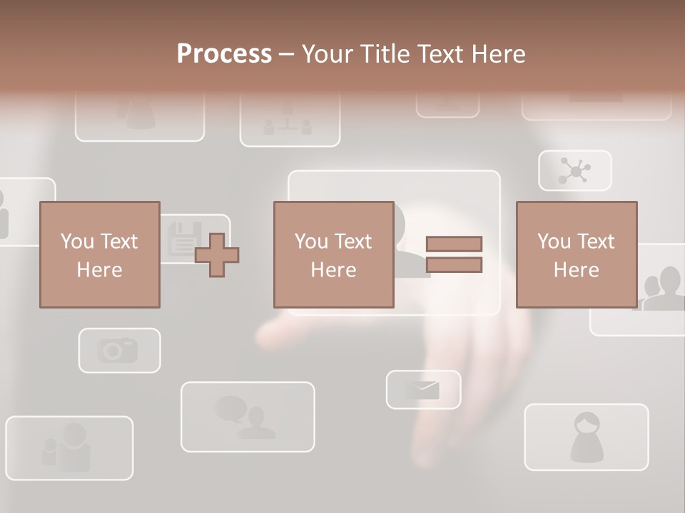 Network Icon Media PowerPoint Template