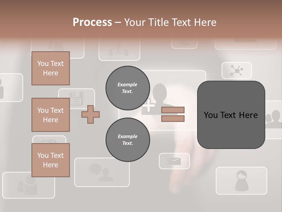 Network Icon Media PowerPoint Template