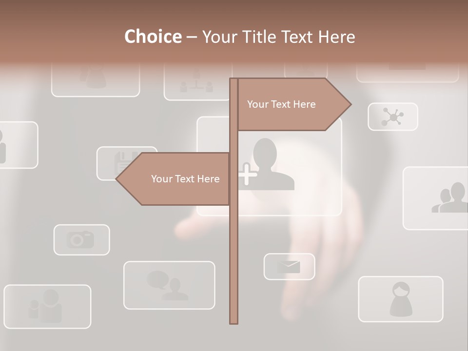 Network Icon Media PowerPoint Template