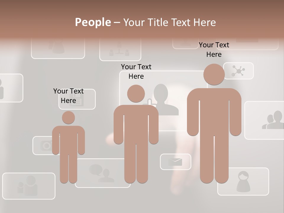 Network Icon Media PowerPoint Template