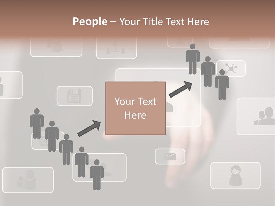 Network Icon Media PowerPoint Template