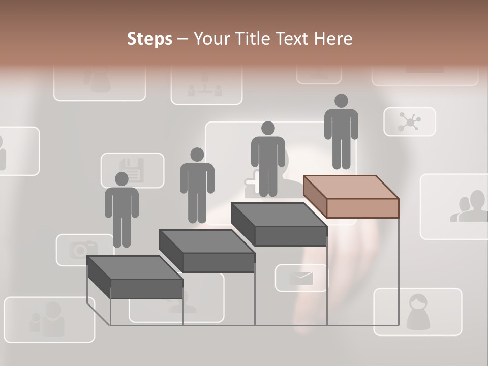 Network Icon Media PowerPoint Template