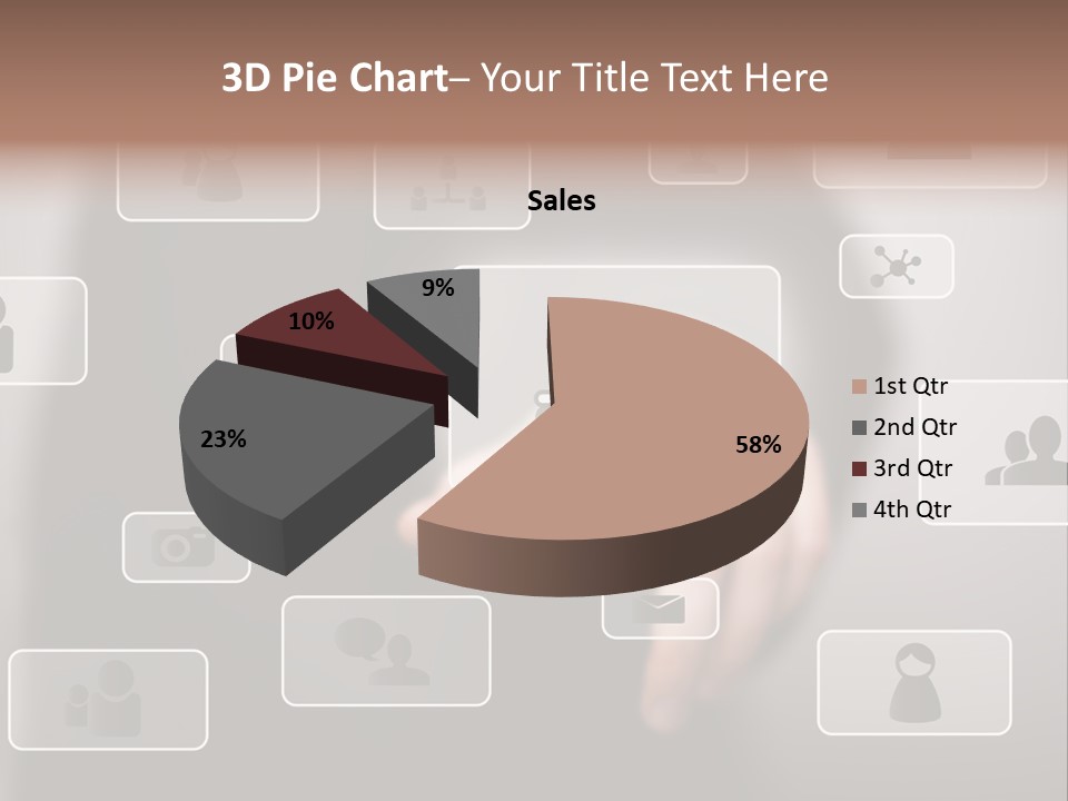 Network Icon Media PowerPoint Template