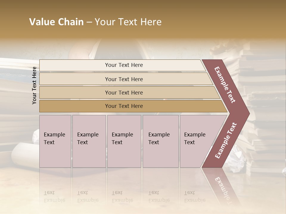 Accountant Alone Books PowerPoint Template