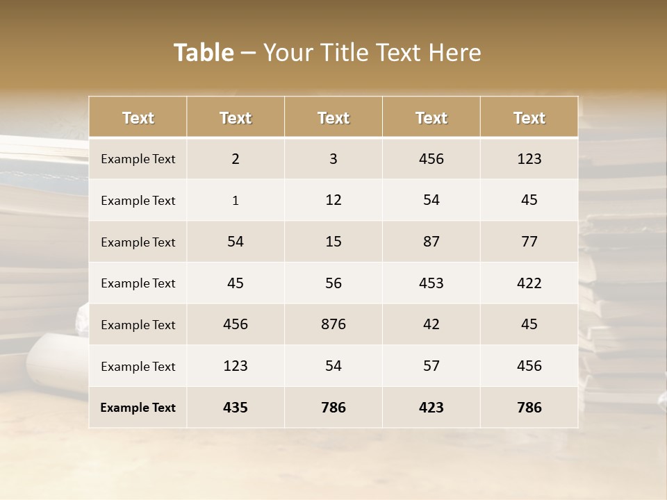 Accountant Alone Books PowerPoint Template