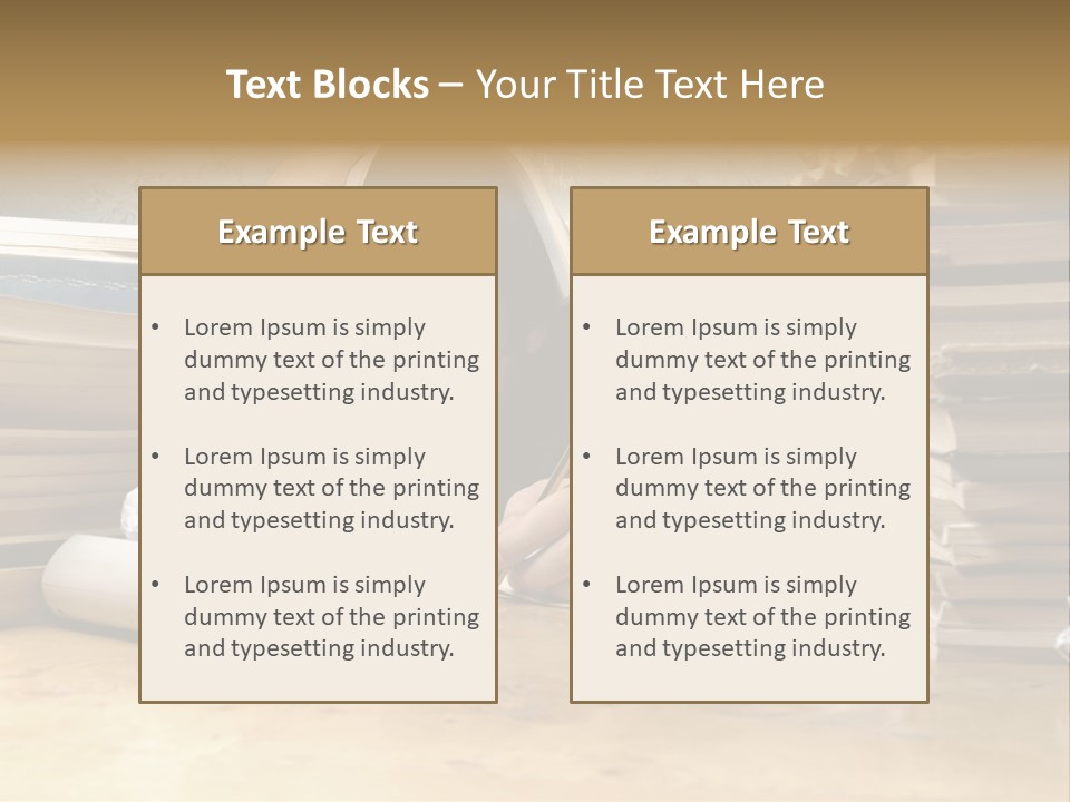 Accountant Alone Books PowerPoint Template