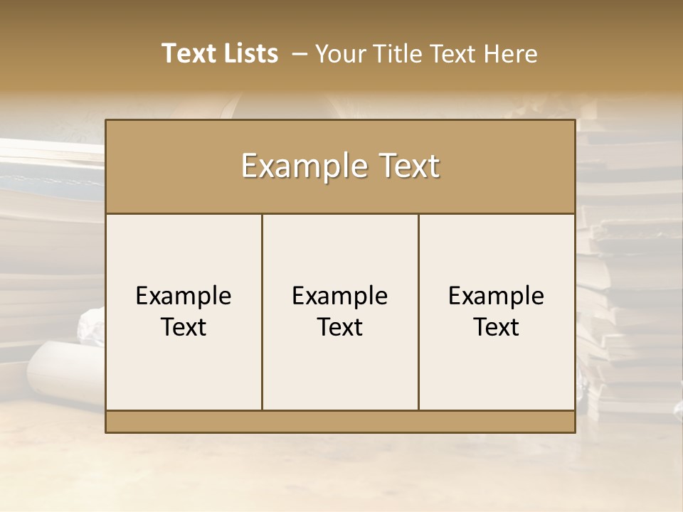 Accountant Alone Books PowerPoint Template